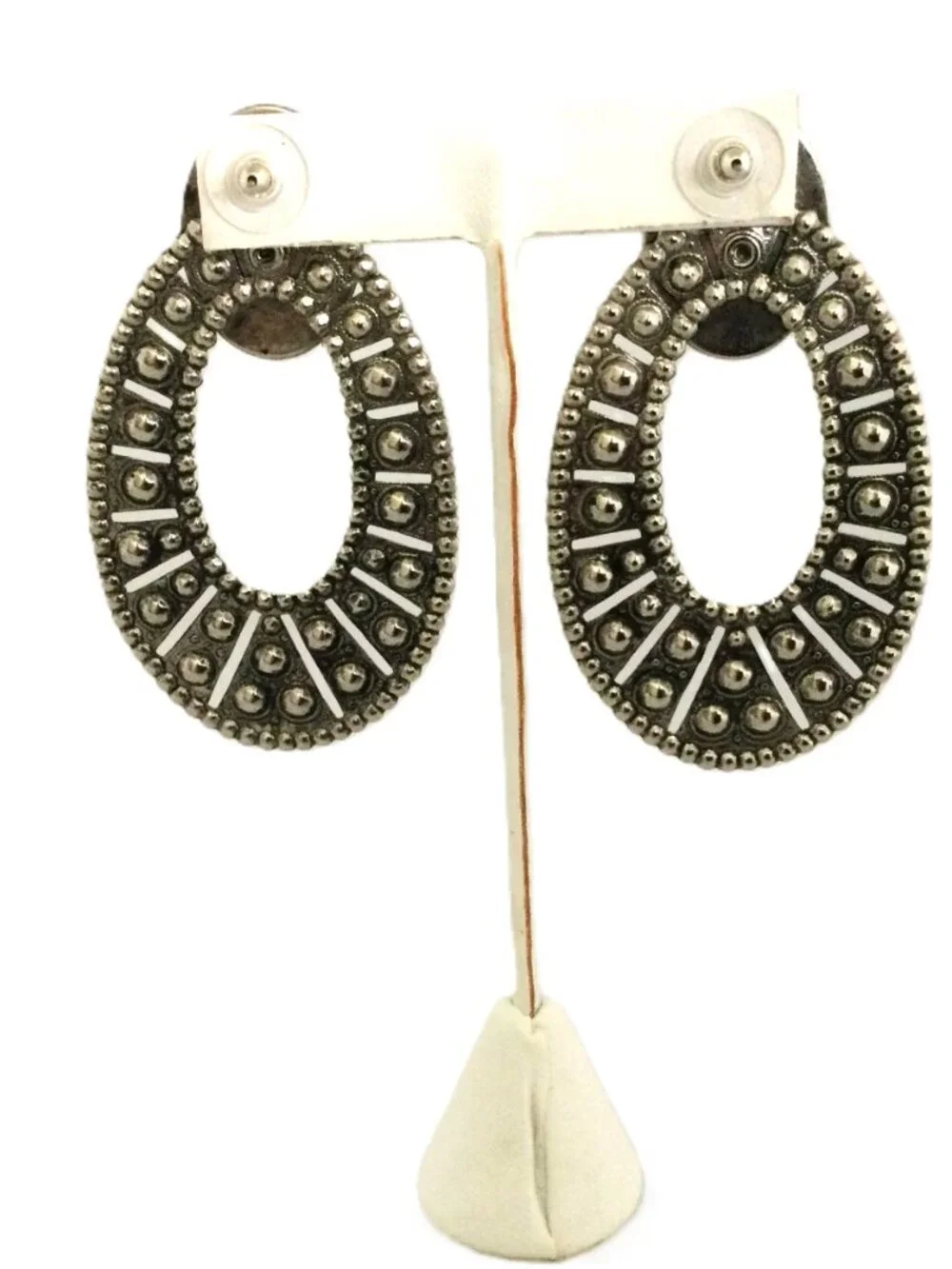Ultra Heavy 28g Vintage Oversized Rhinestone Chandelier Earrings Gala